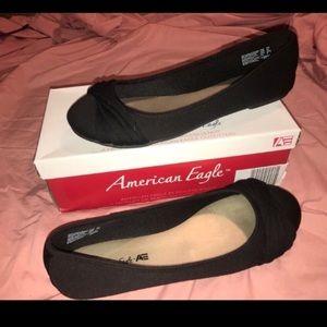 American Eagle Bayley Black Flats